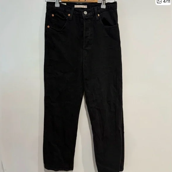 Levi’s Ribcage Straight Jean Black - Picture 4 of 4